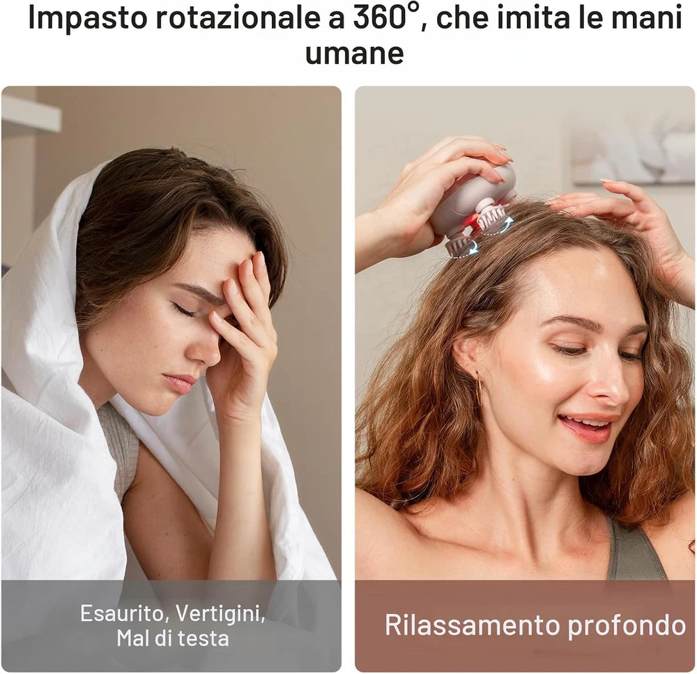 Massaggiatore Elettrico per Cuoio Capelluto